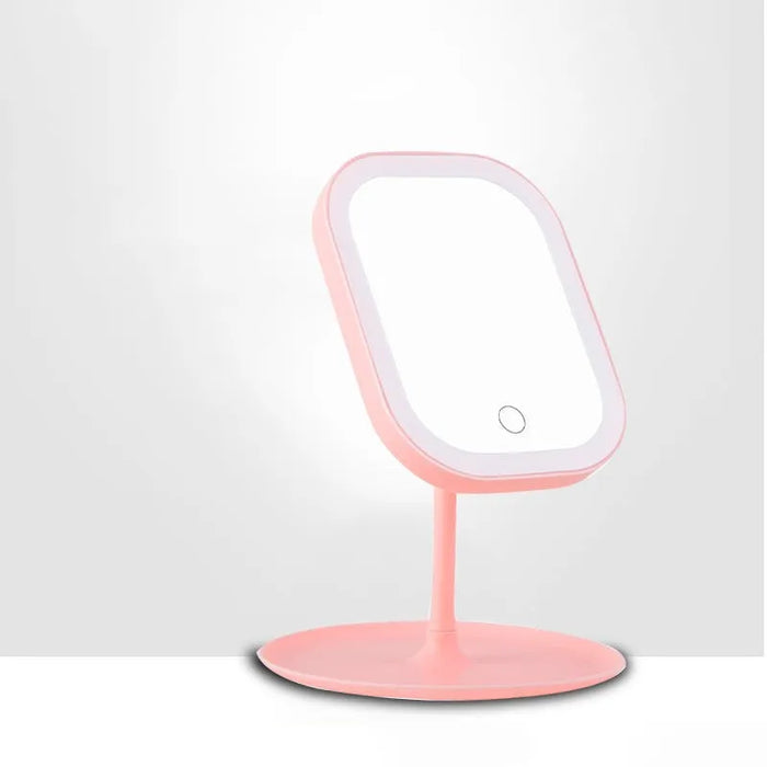 Desktop Mirror Dressing Mirror With Light Bulb Fill Light Beauty Makeup